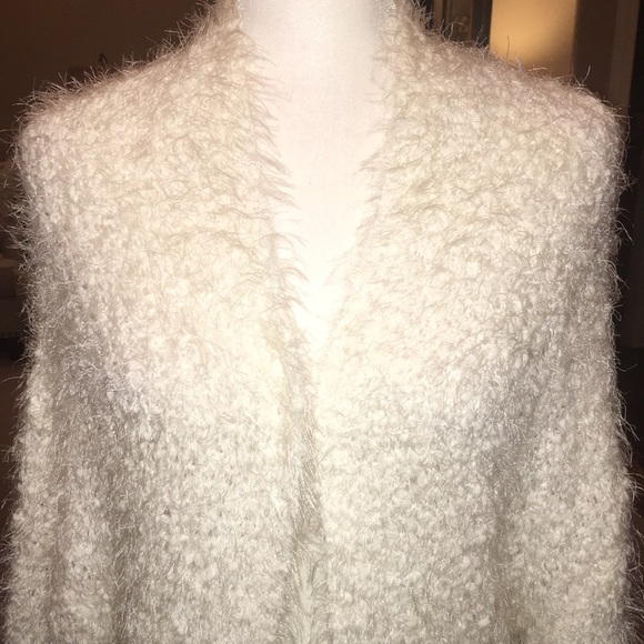 Fuzzy Chunky Cardigan Sweater - Picture 9 of 13